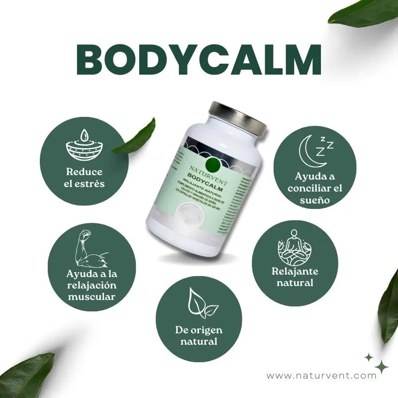 Naturvent Relajante Bodycalm, 120 cápsulas