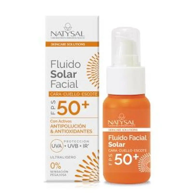 Natysal Fluido Solar Spf50+ Cara Cuello Escote 50Ml. 