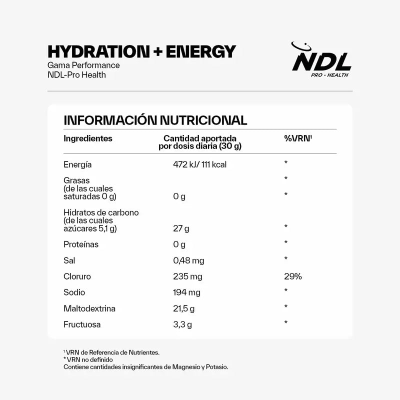 NDL Pro-Health Hidratación y Energía Sabor Lima - Limón, Pack 12 sticks