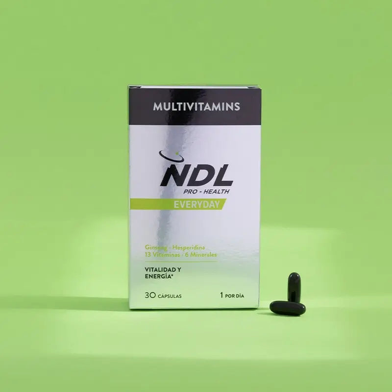 NDL Pro-Health Multivitaminas, 30 Cápsulas