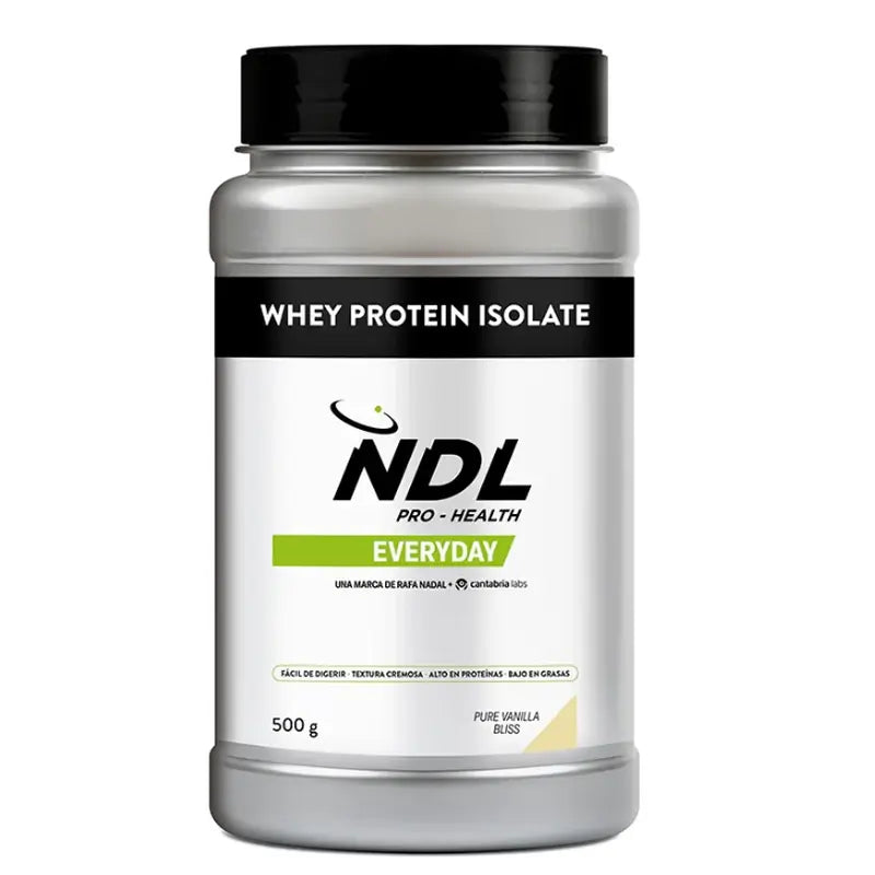 Ndl Pro-Health Whey Protein Isolate – Proteína Isolada, Pure Vanilla Bliss , 500 g