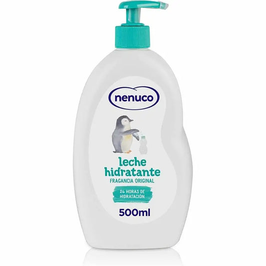 Nenuco  Leche Hidratante Para Bebé, Fragancia Original, 24H De Hidratación, 500 ml