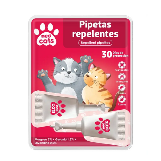 Neo Cats Pipetas Repelentes Anti-Insectos 2 Uds