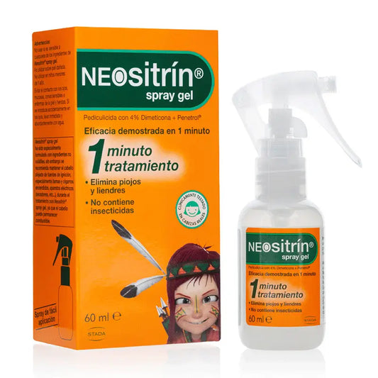 NEOsitrín® Spray Gel Líquido Antipiojos 60 ml