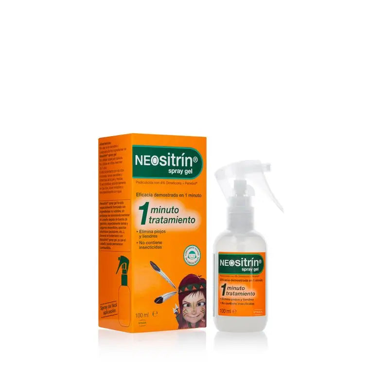 NEOsitrín® Spray Gel Líquido Antipiojos 100 ml