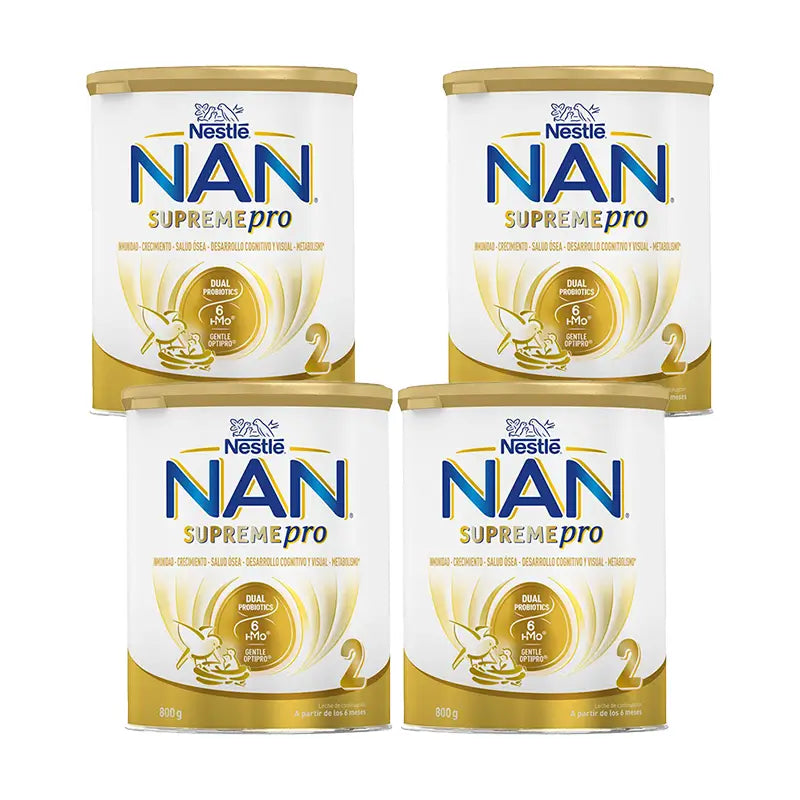 Nestlé Nan Supreme Pro 2 Leche de Continuación, 4X800 gr