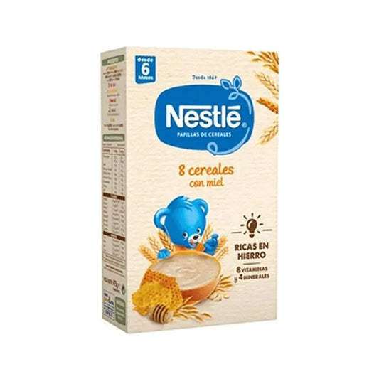 NESTLÉ Papilla 8 Cereales con Miel, 950g