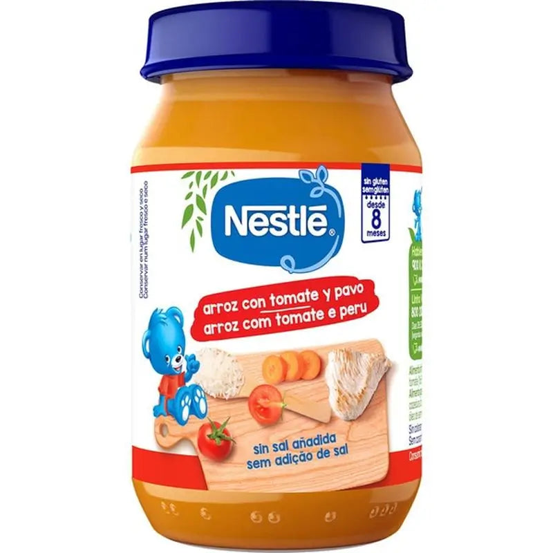 Nestlé Tarrito De Arroz Con Tomate Y Pavo , 190g