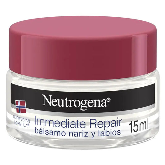 Neutrogena, Bálsamo Nariz Y Labios, Fórmula Noruega, Crema Que Hidrata Y Repara, Rápida Absorbción, 15 Ml