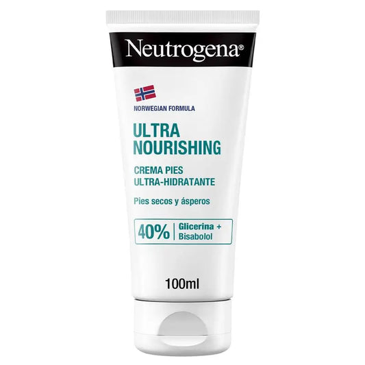 Neutrogena Crema De Pies Ultra Hidratante, Pies Secos Y Estropeados, Talones Agrietados, 100 Ml