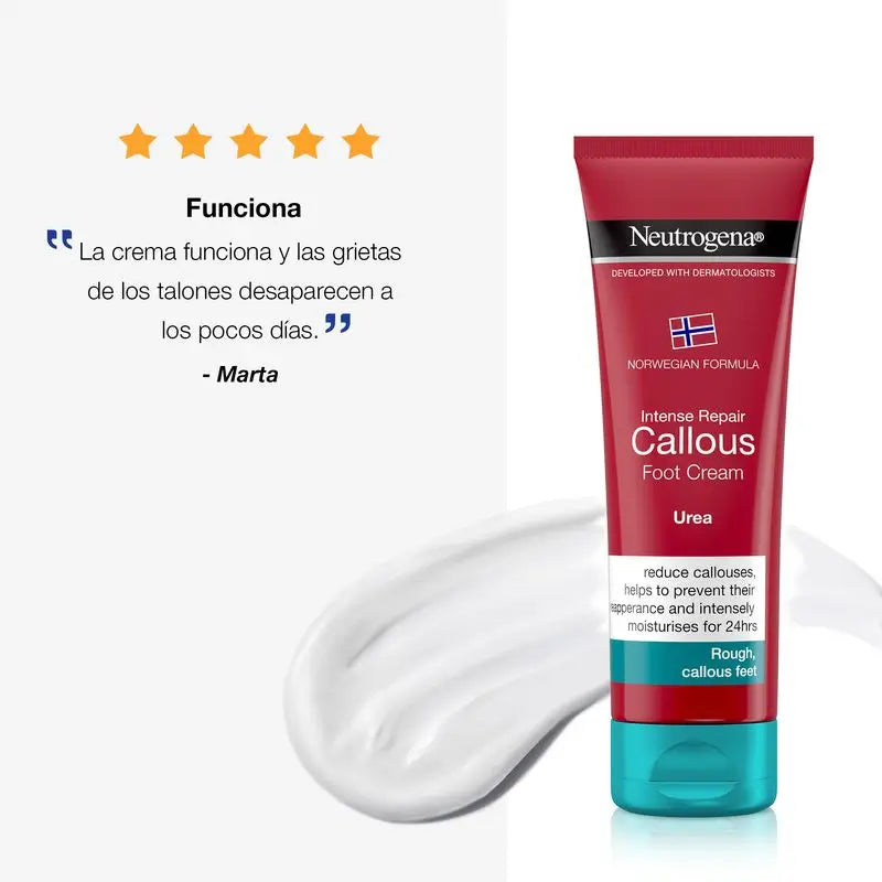 Neutrogena Crema de Pies Durezas, Crema Suavizante, 50 ml