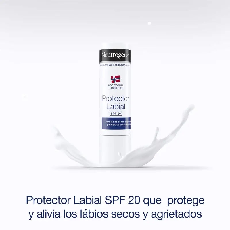 Neutrogena Fórmula Noruega Protector Labial Spf 20, 2 X 4.8 Gr