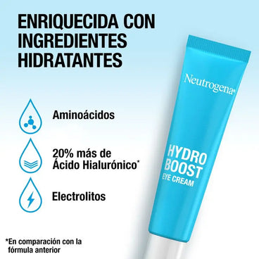 Neutrogena Hydro Boost Crema Gel Contorno Ojos Anti, Fatiga, 15 ml