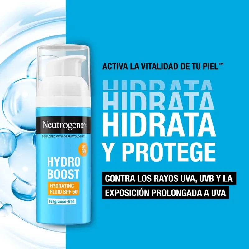 Neutrogena Hydro Boost Fluido Hidratante Spf 50, 50 Ml