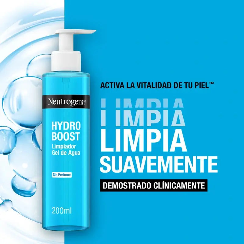 Neutrogena Hydro Boost Limpiador Gel De Agua, 200 Ml