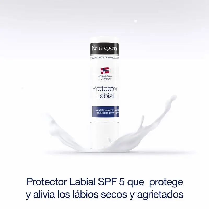 Neutrogena Protector Labial Fórmula Noruega SPF 5, 4,8 gr