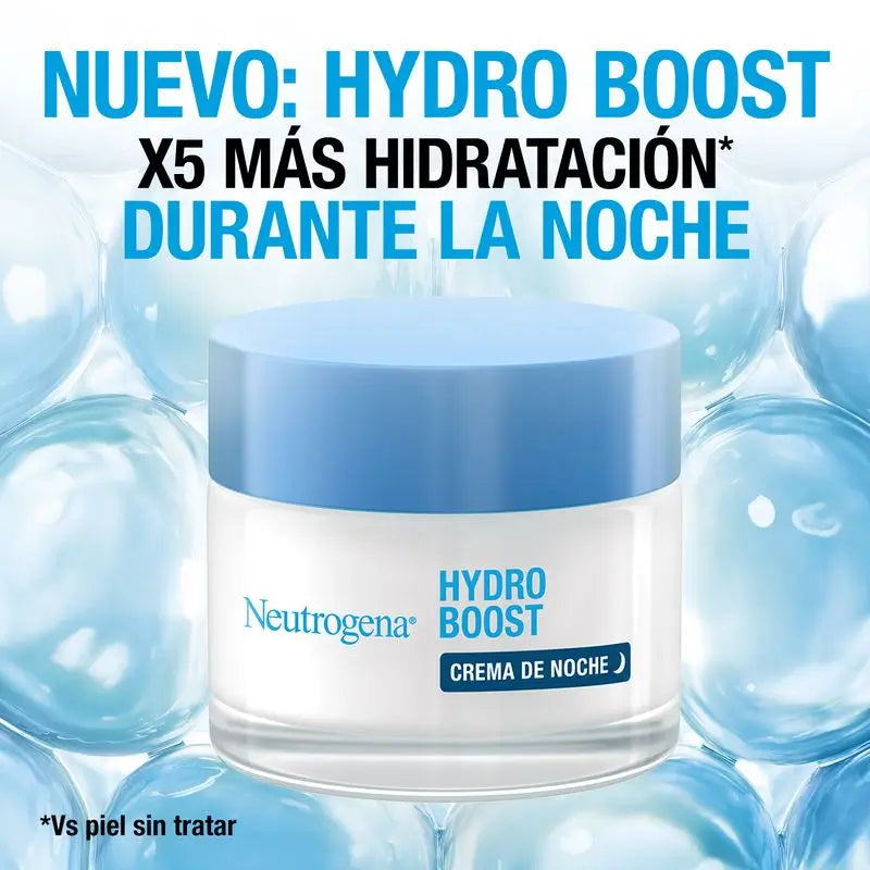 Neutrogena Mascarilla De Noche Hidratante Hydro Boost, Textura Gel, Con Ácido Hialurónico, 50 Ml