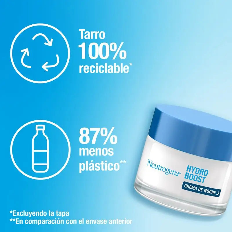 Neutrogena Mascarilla De Noche Hidratante Hydro Boost, Textura Gel, Con Ácido Hialurónico, 50 Ml