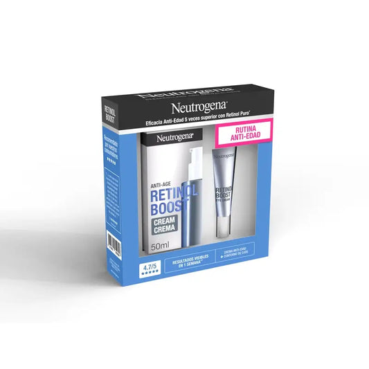 Neutrogena Retinol Boost Crema Antiedad 50 Ml + Contorno De Ojos 15 Ml