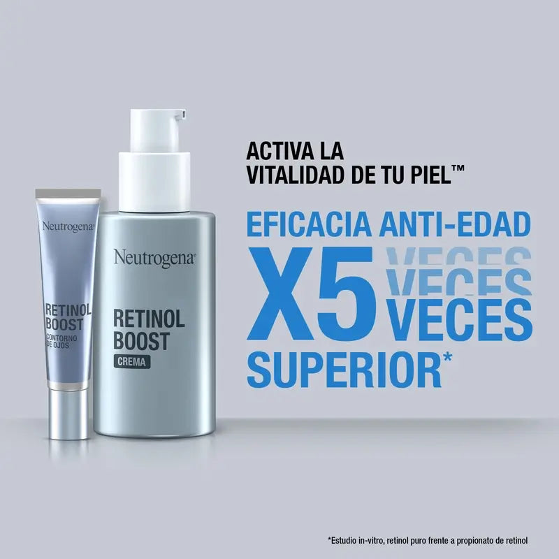 Neutrogena Retinol Boost Crema Antiedad 50 Ml + Contorno De Ojos 15 Ml