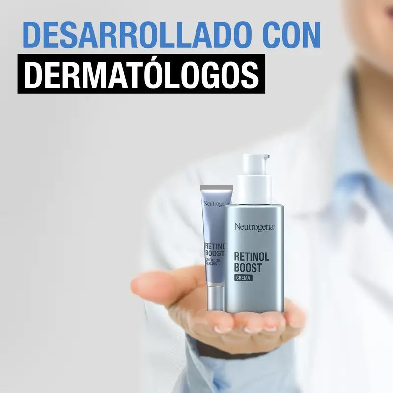 Neutrogena Retinol Boost Crema Antiedad 50 Ml + Contorno De Ojos 15 Ml