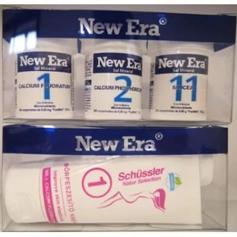 New Era Schussler Trio Belleza Sales 1+2+11 Cremas 1+11 