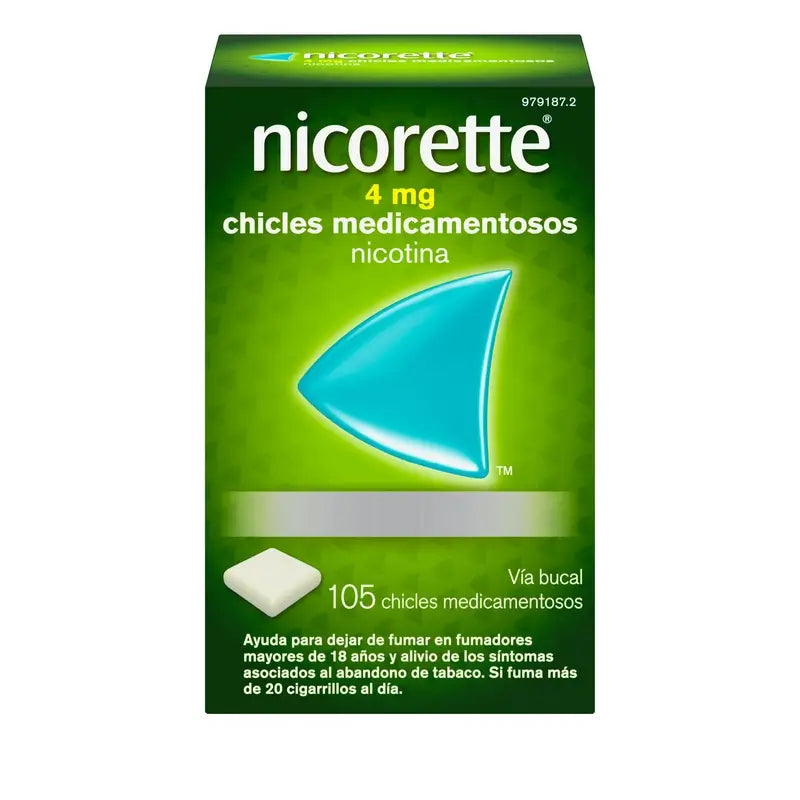 Nicorette 4 mg 105 Chicles