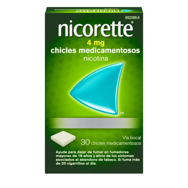 Nicorette 4 mg 30 Chicles