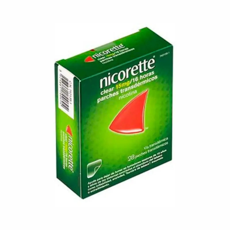 Nicorette Clear 15 mg/16 Horas, 14 Parches Transdermicos