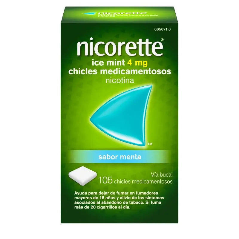 Nicorette Ice Mint 4 mg 105 Chicles