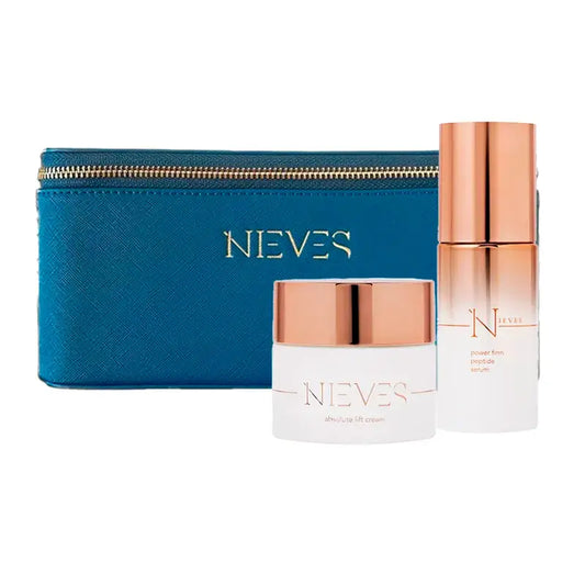 Nieves By Nieves Álvarez Pack Serum Reafirmante Power Firm Peptide, 30 Ml + Crema Facial Reafirmante Lift Cream, 50 Ml + Neceser