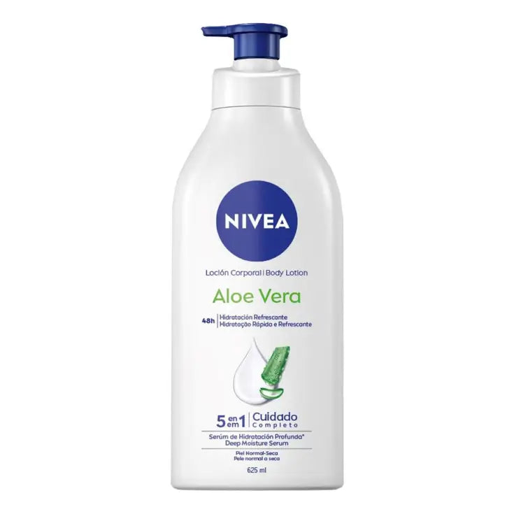 Nivea Loción Corporal Aloe Vera, 625 ml