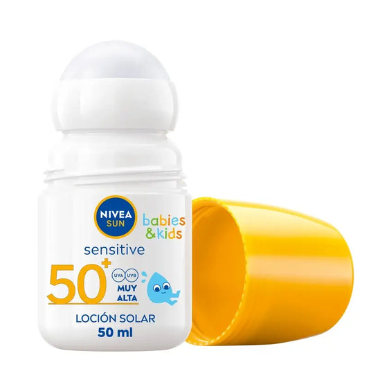 Nivea Sun Babies & Kids Sensitive Roll-On Solar Niños Spf50+ 50Ml