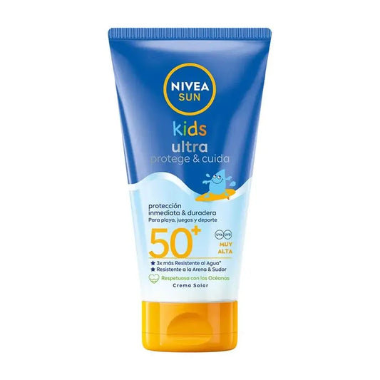 Nivea Sun Kids Ultra Protege & Cuida Loción Solar Fp50+, 150 ml