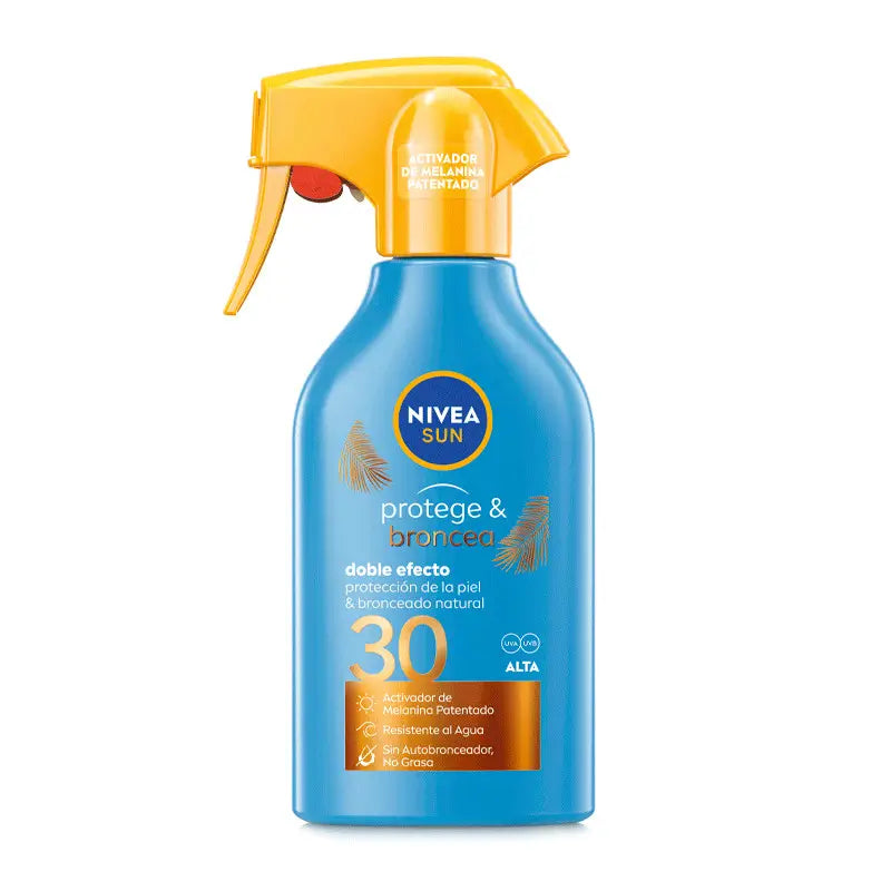 NIVEA Sun Protege & Broncea Spray Solar SPF30, 270 ml