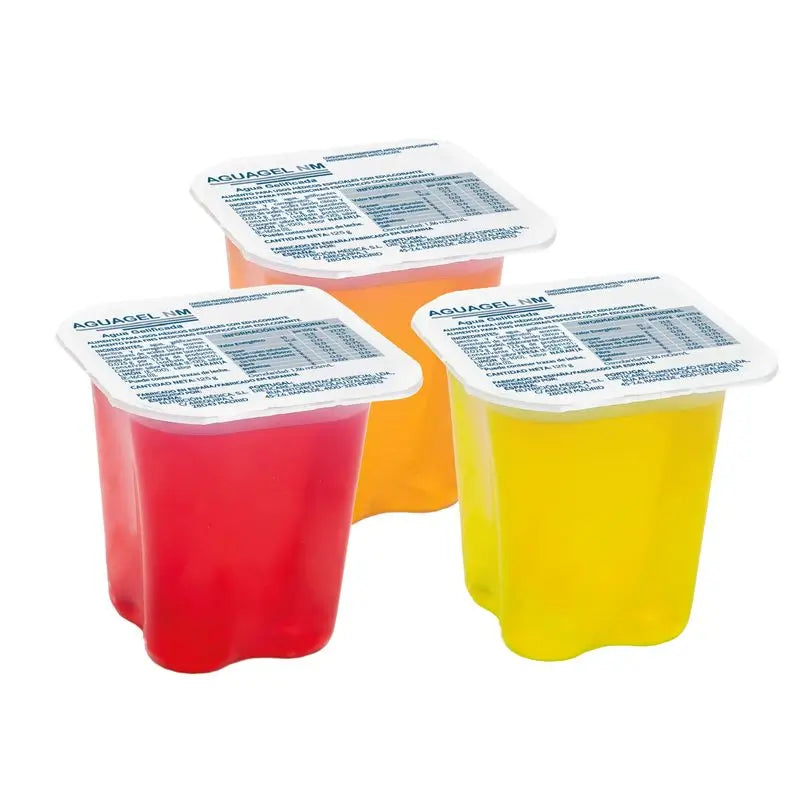 Aguagel Sabor Naranja, 125g x 24 vasos, Cantabria Labs Nutrición Médica