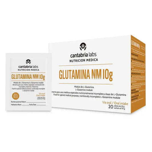 Glutamina, 10g x 120 sobres, Cantabria Labs Nutrición Médica