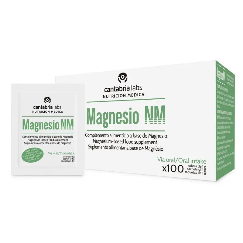 Magnesio, 1g x 100 sobres, Cantabria Labs Nutrición Médica