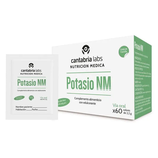 Potasio NM 2,2g x 60 Sobres, Cantabria Labs Nutrición Médica