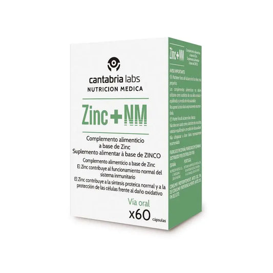 Zinc +, 60 capsulas, Cantabria Labs Nutrición Médica