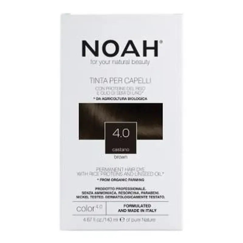 Noah Tinte Capilar Castaño 4.0 140Ml. 