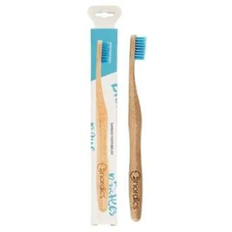 Nordics Oral Care Cepillo Dental Bambu - Azul 