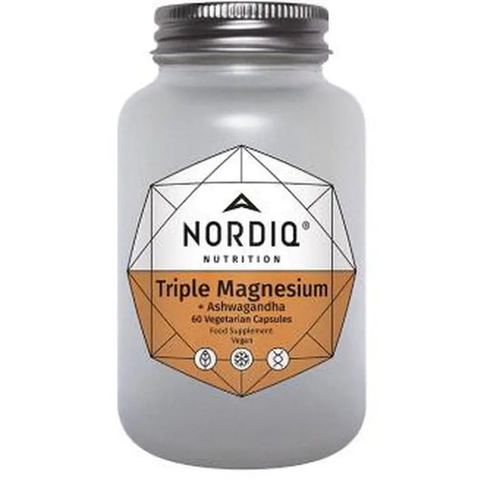 Nordiq Nutrition Triple Magnesium+Ashwagandha 60 Cápsulas 