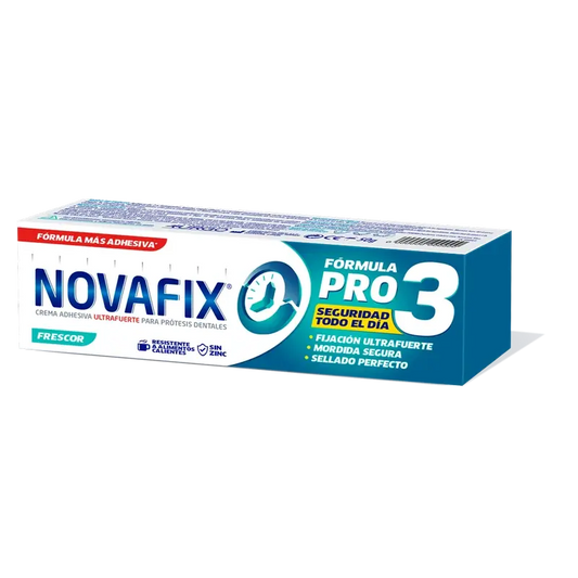 Novafix Pro 3 Crema Adhesiva Prótesis Dentales Frescor 50gr