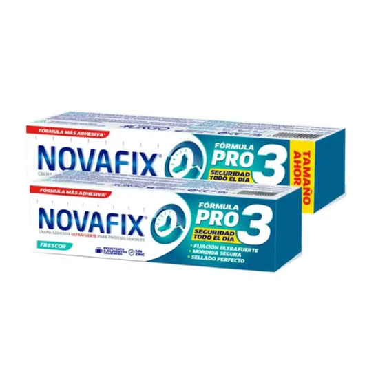 Novafix Pack Pro3 Frescor , 70 gr + 50 gr gratis