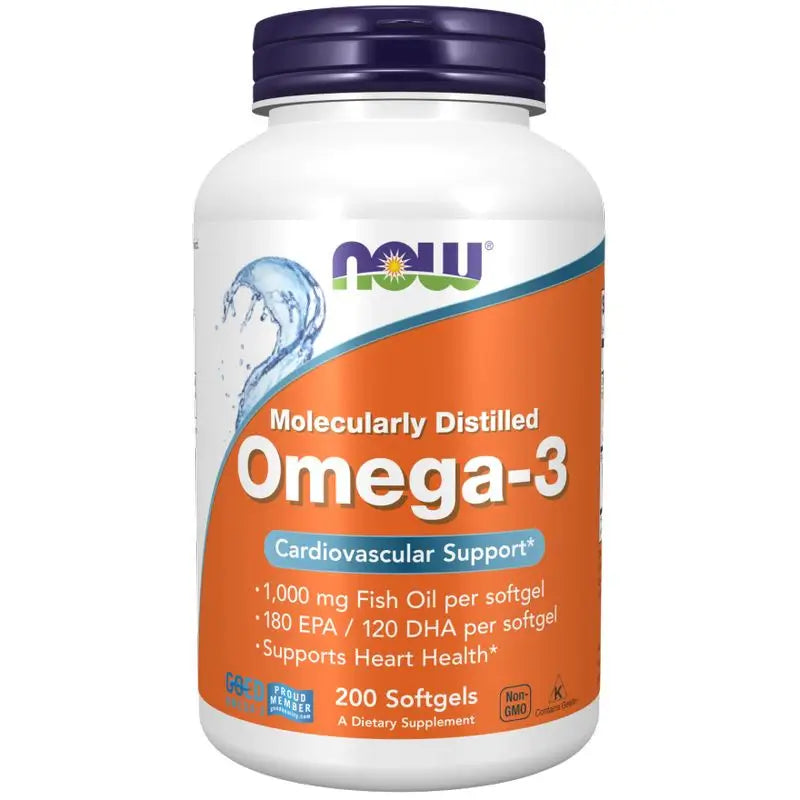 Now Omega 3 1000 Mg , 200 perlas