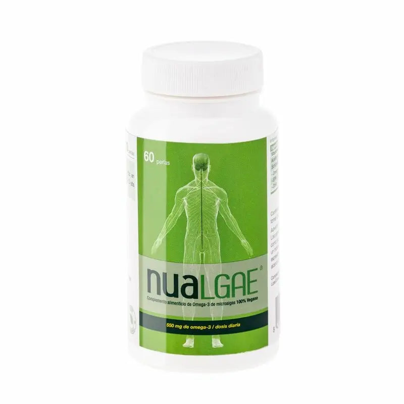 Nua Biological Nualgae Complemento Alimenticio , 60 perlas