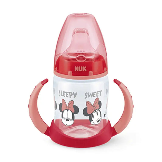 NUK Biberón Entrena Minie Niña Silicona, 150 ml