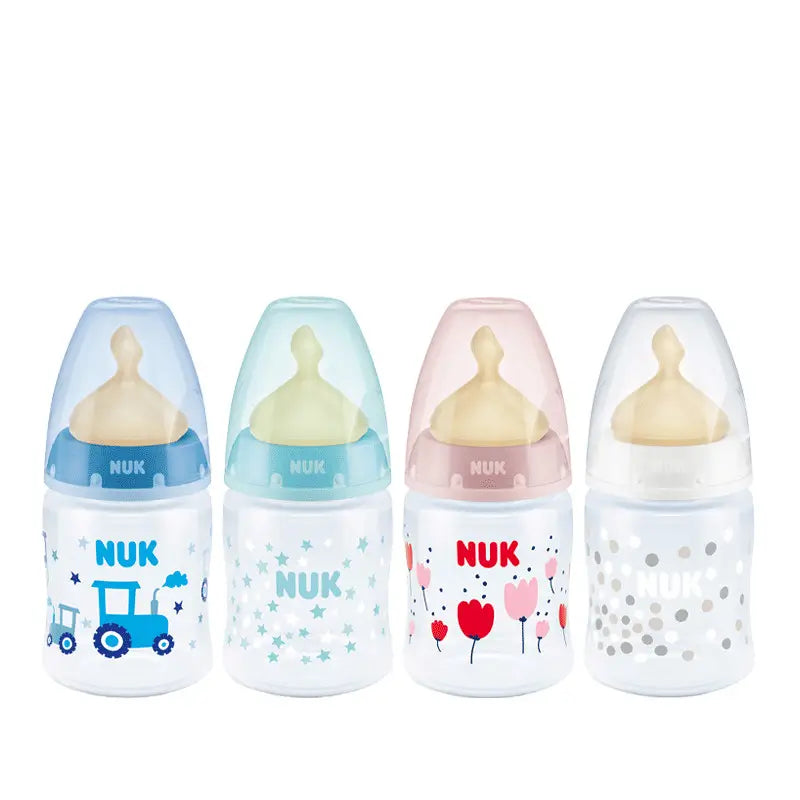 NUK Biberón First Choice 0-6 M Latex, 1 unidad, 150 ml