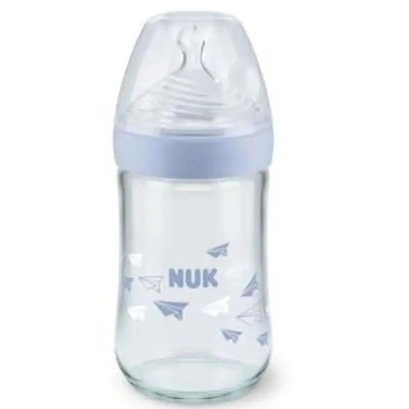 Nuk Biberon Fc+ Tc Cristal 0-6 M Silicona Niño 240Ml. 